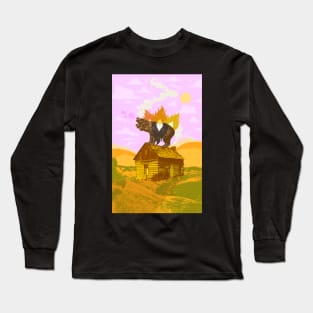 BEAR CABIN Long Sleeve T-Shirt